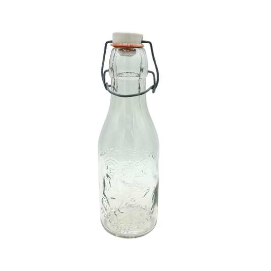 vintage Wheaton glass milk bottle