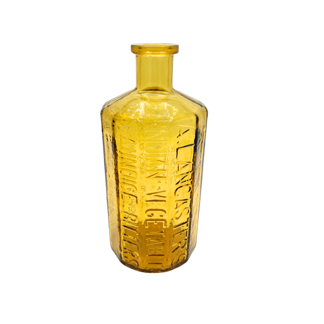 antique Indian vegetable jaundice bitters bottle