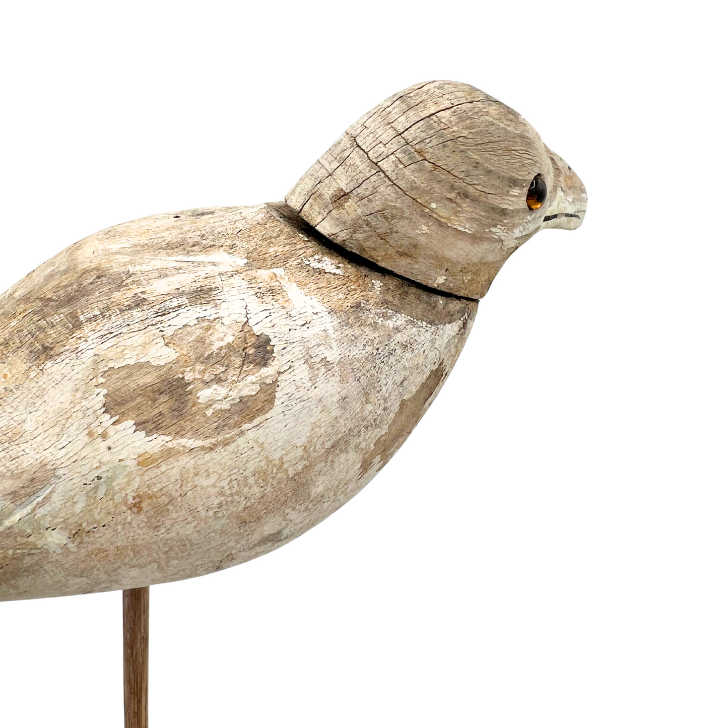 vintage folk art wooden bird