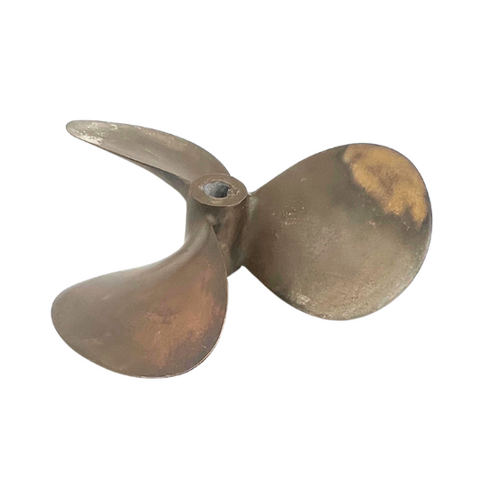vintage brass propeller