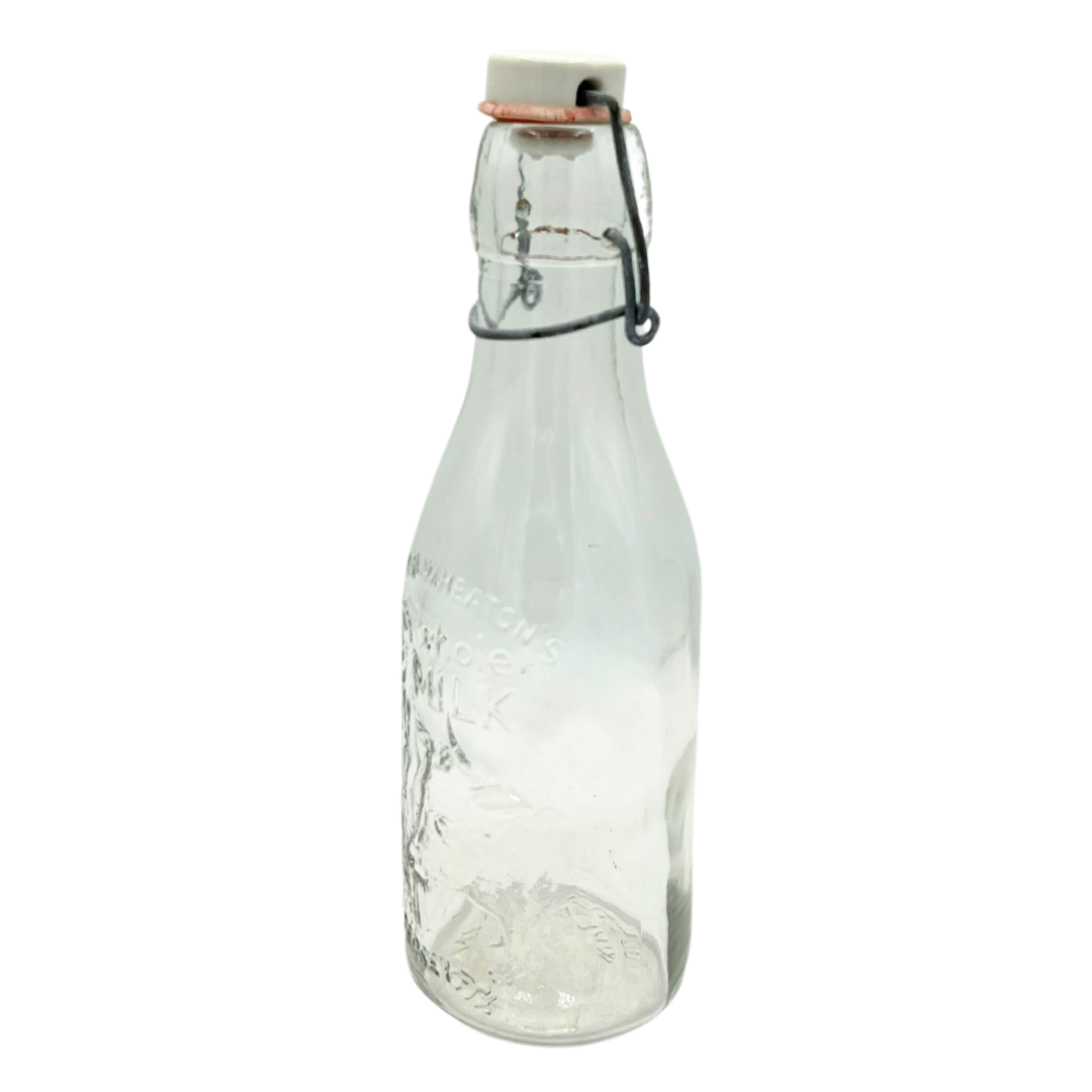 vintage Wheaton glass milk bottle