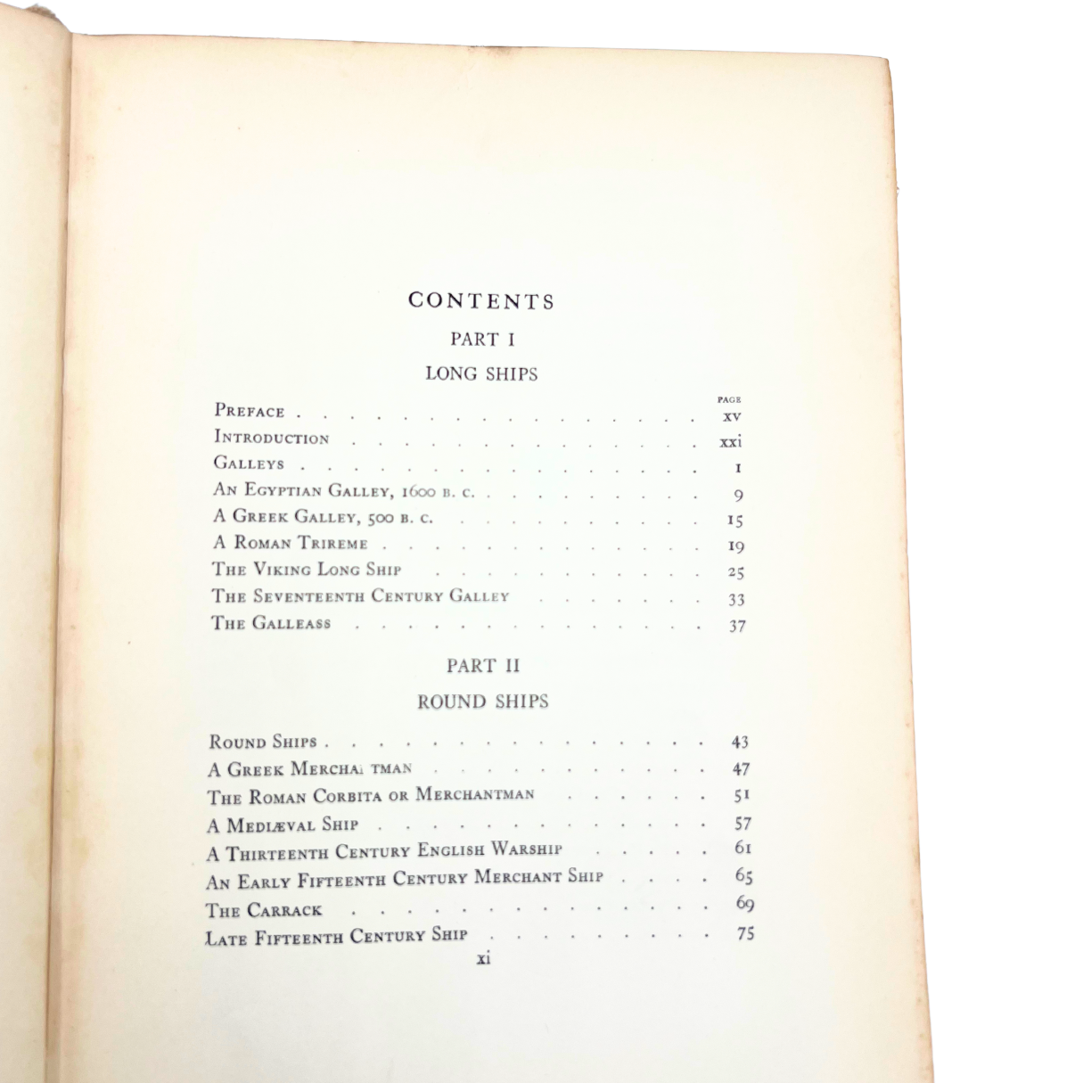 1924 book: The Book of Old Ships