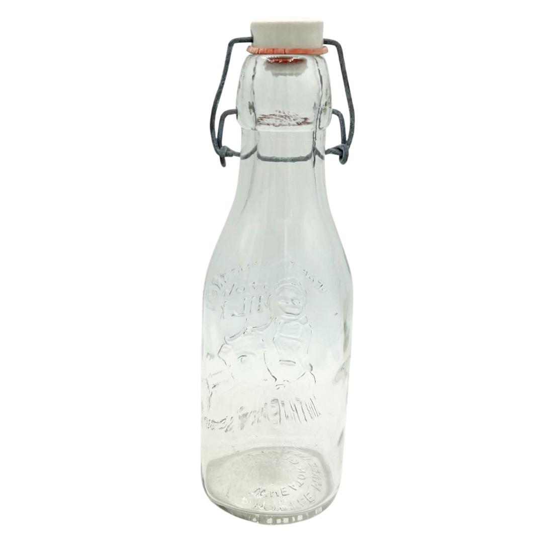 vintage Wheaton glass milk bottle