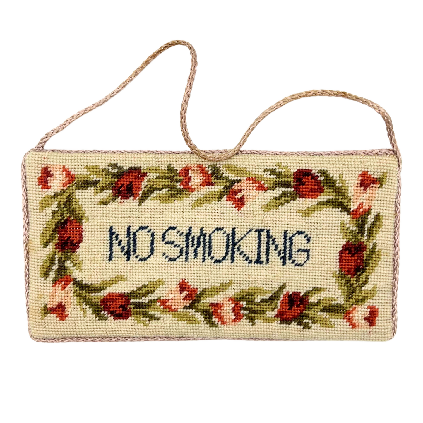 vintage "no smoking" sign