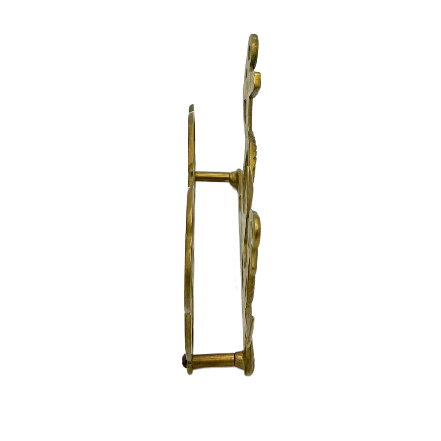 vintage brass anchor letter holder