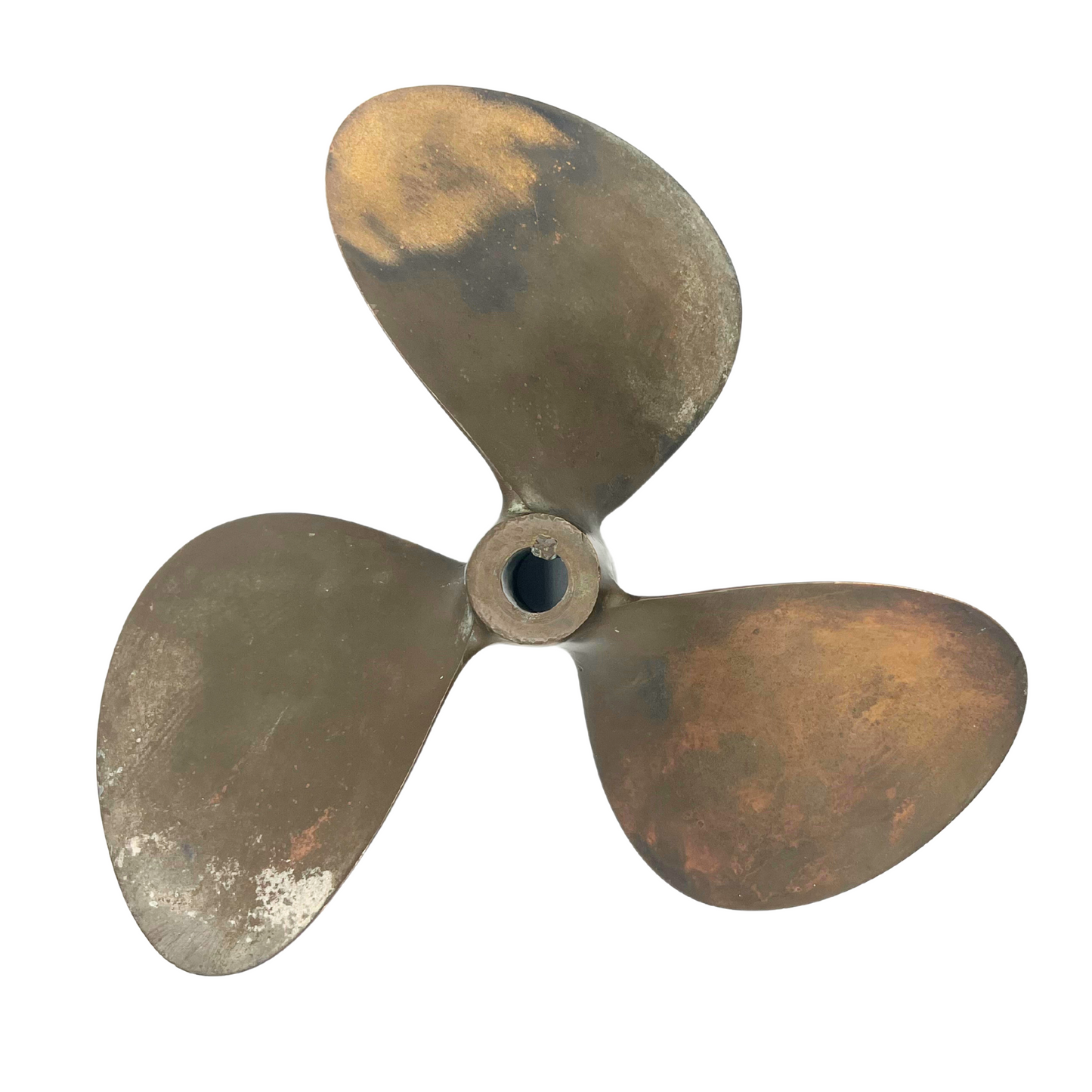 vintage brass propeller