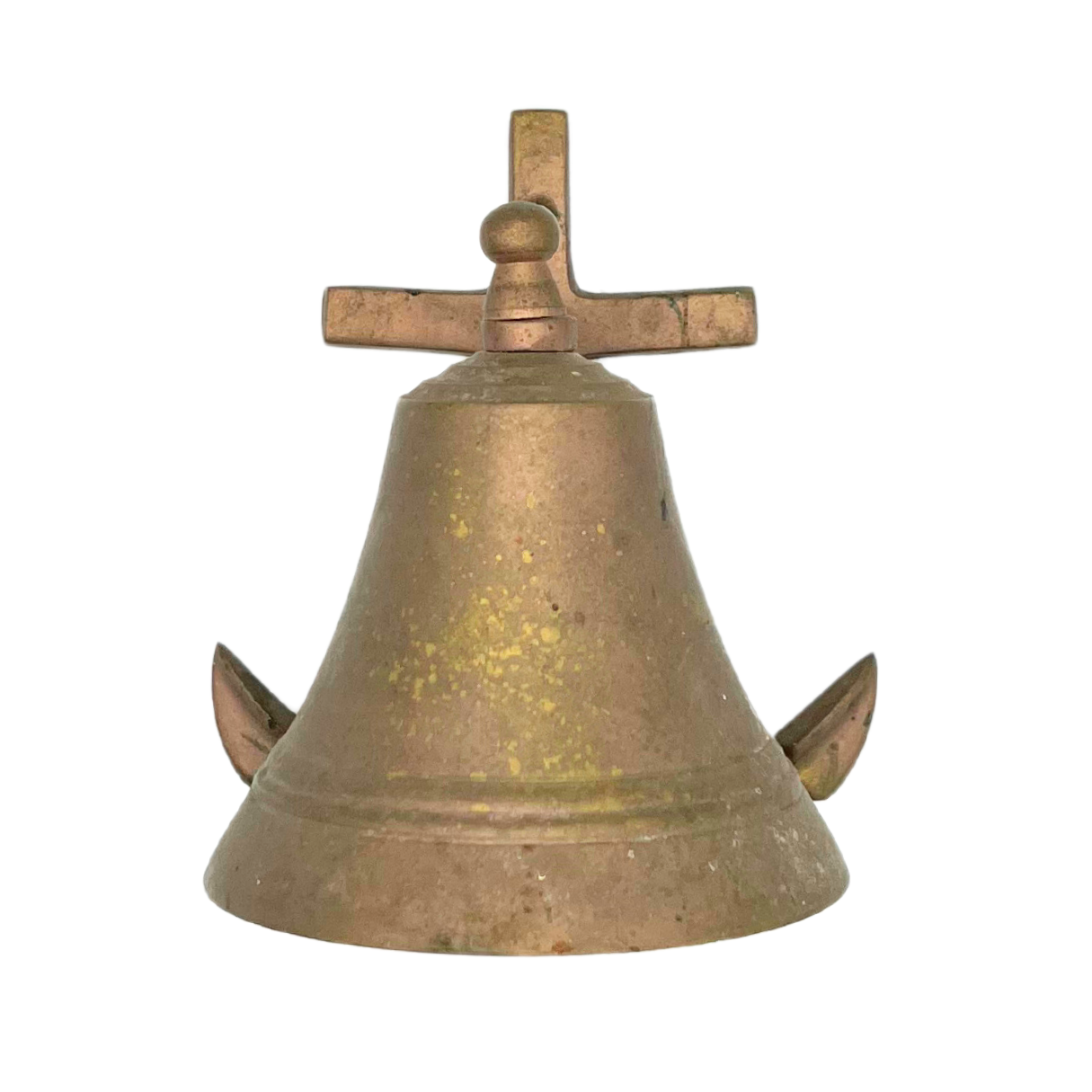 vintage brass anchor bell