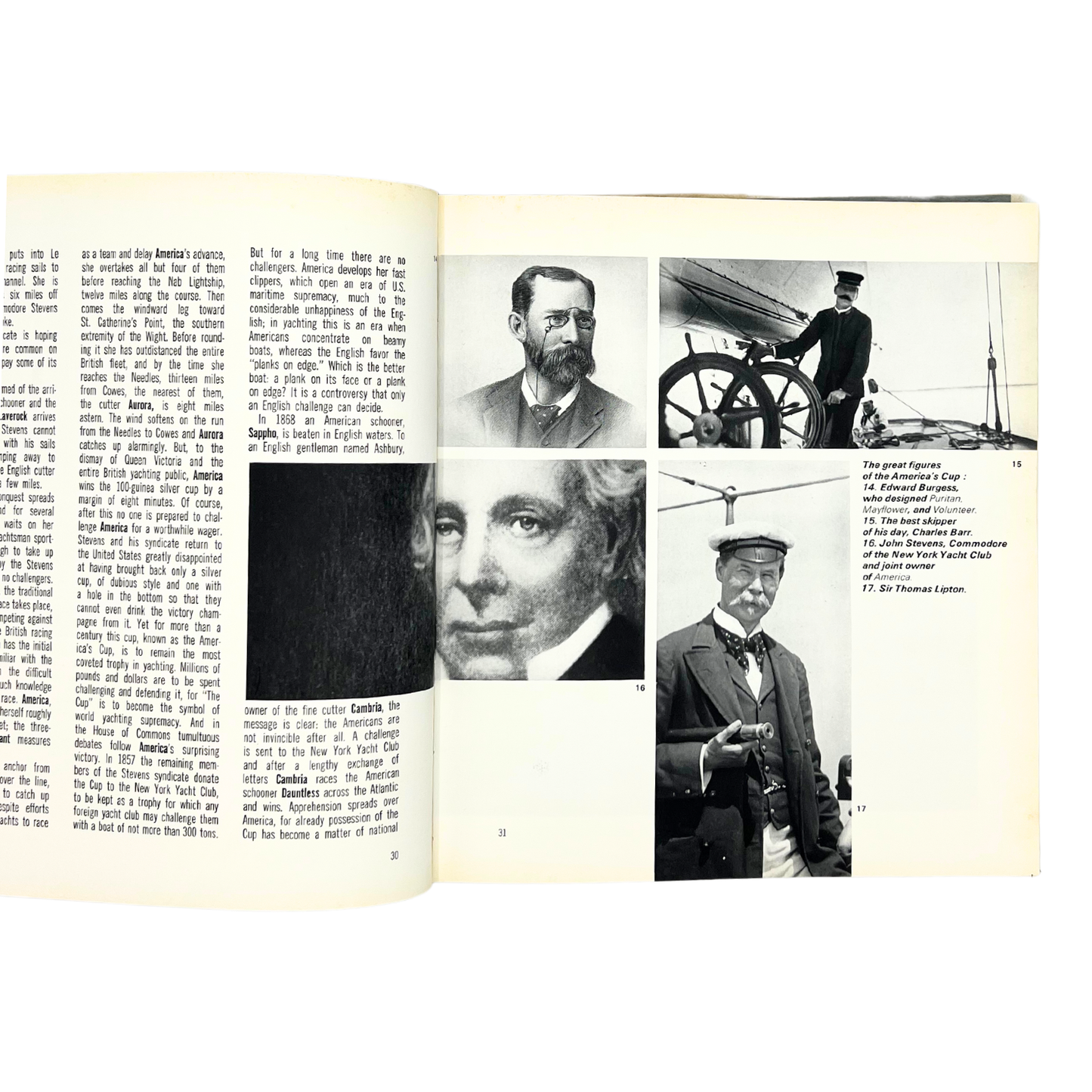 1967 book: Great Moments in Yachting