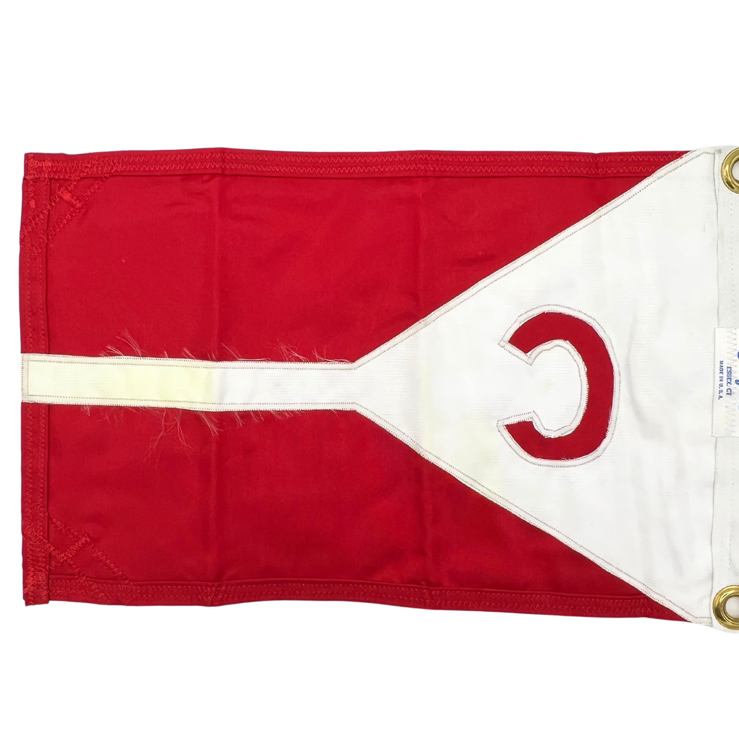 red and white "C" burgee