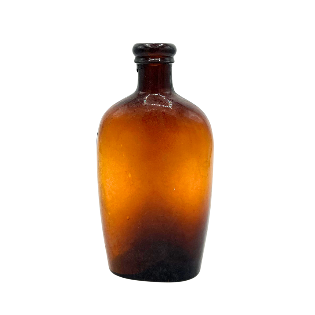 1870s amber flask