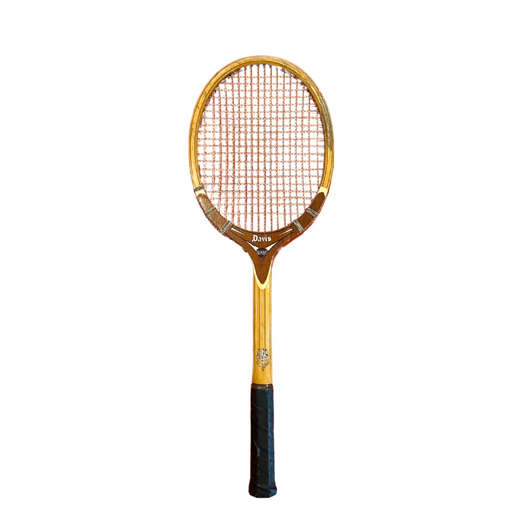 vintage Davis Hi-Point wooden tennis racquet