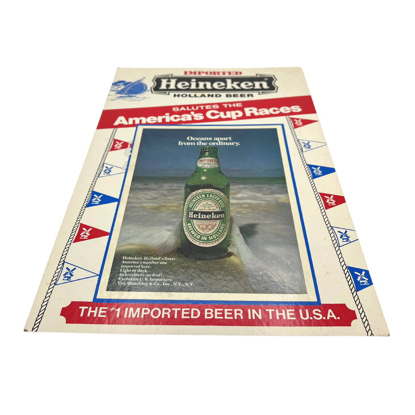 vintage Heineken America's Cup poster