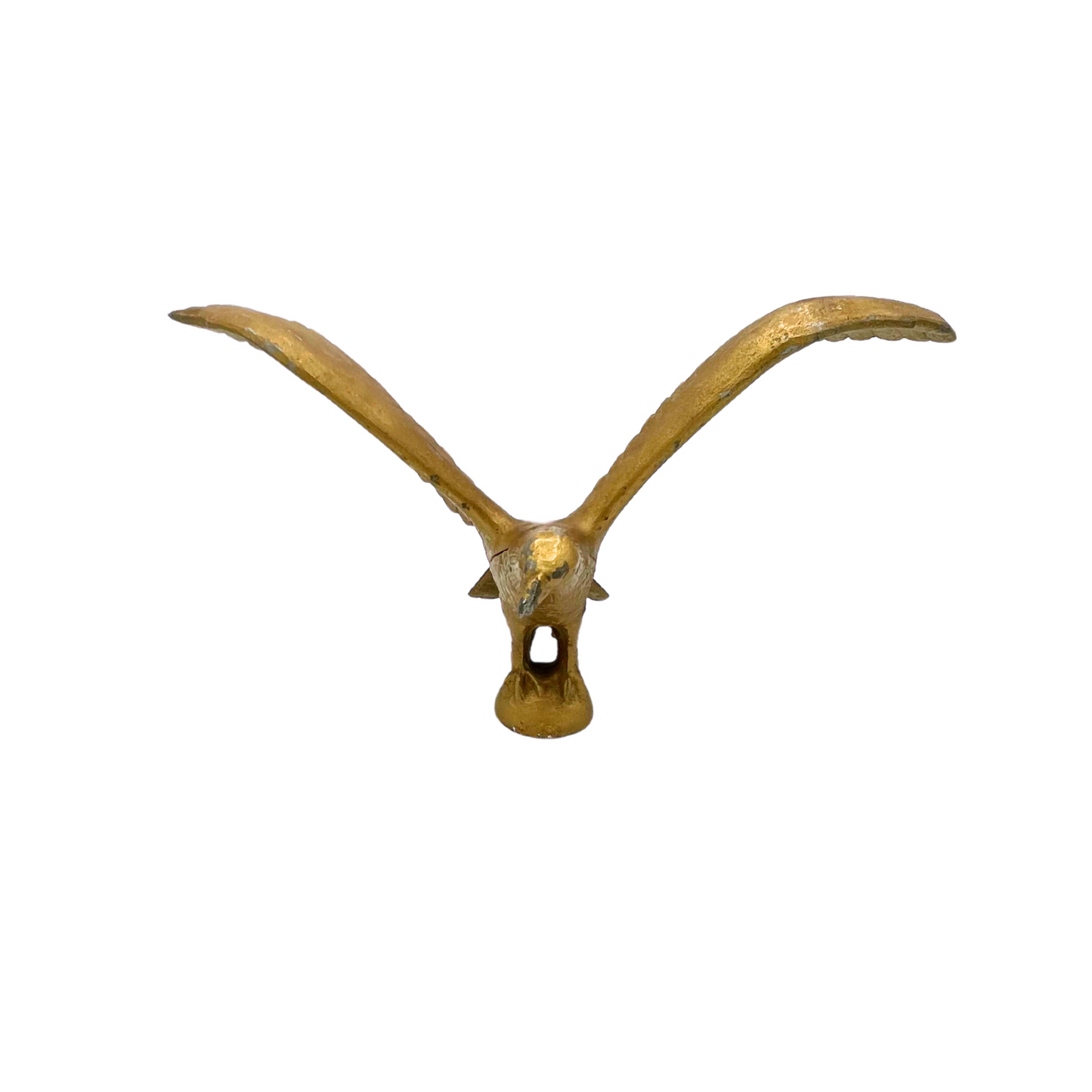 vintage gold metal eagle topper