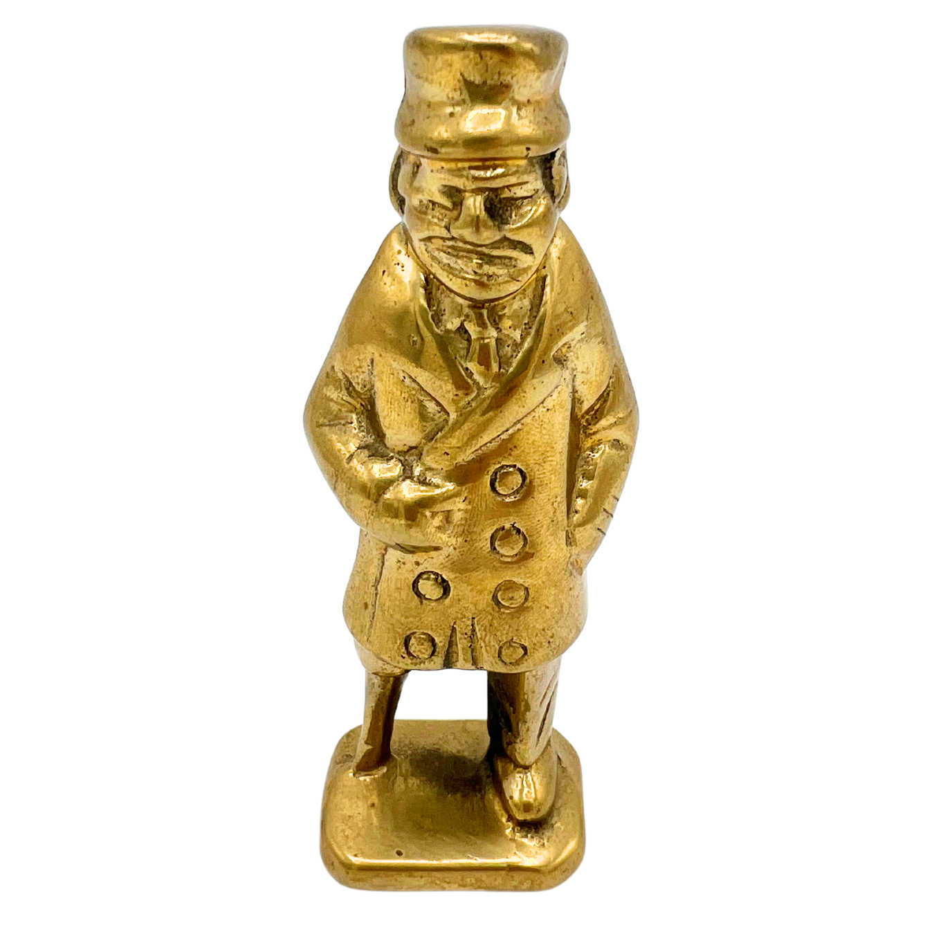 vintage brass sea captain