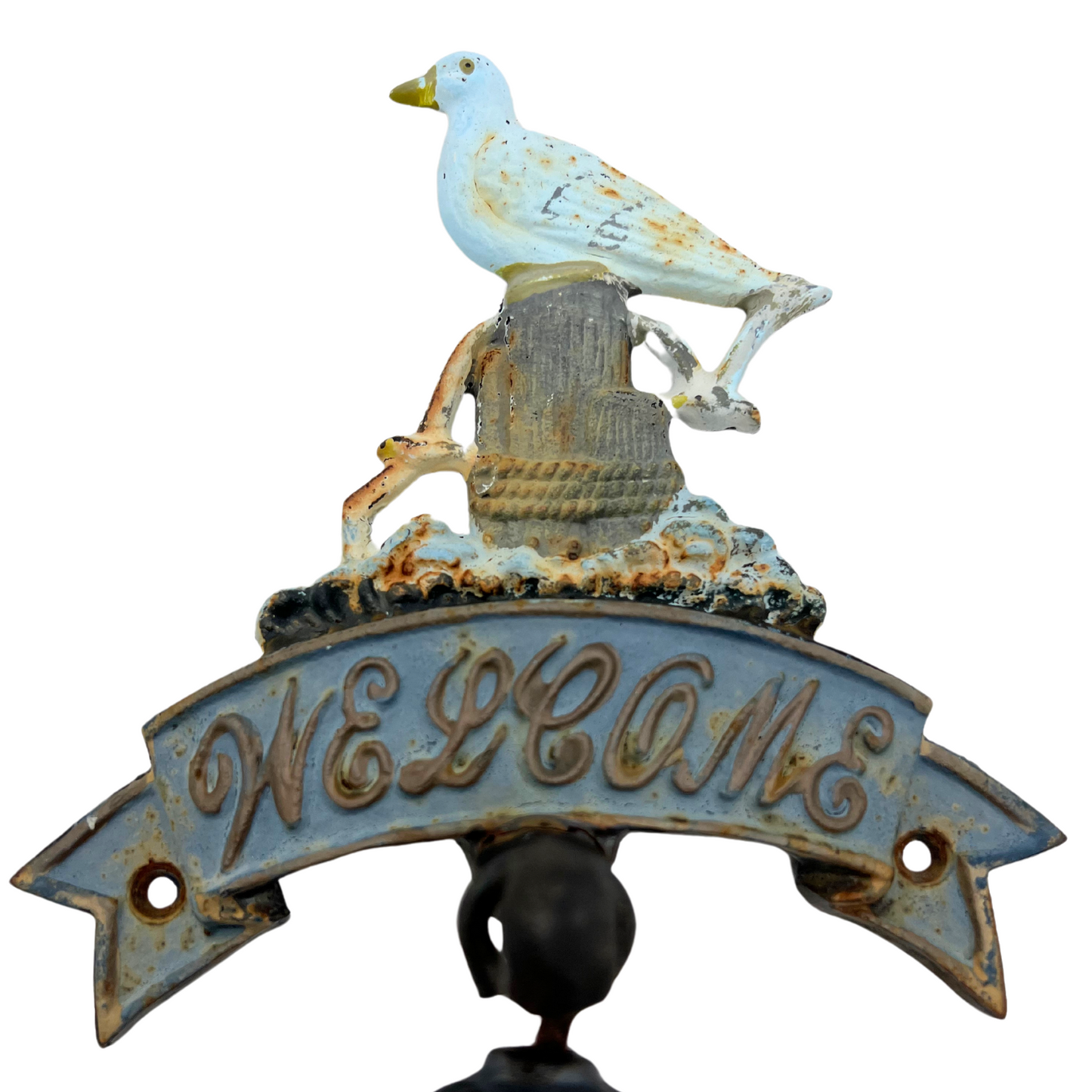 vintage cast iron seagull bell