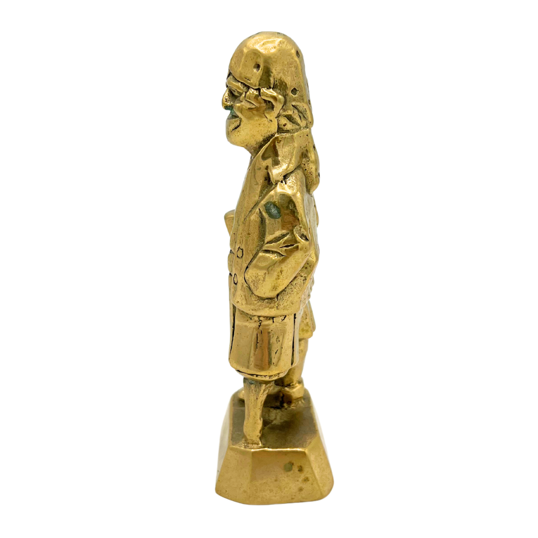 vintage brass pirate