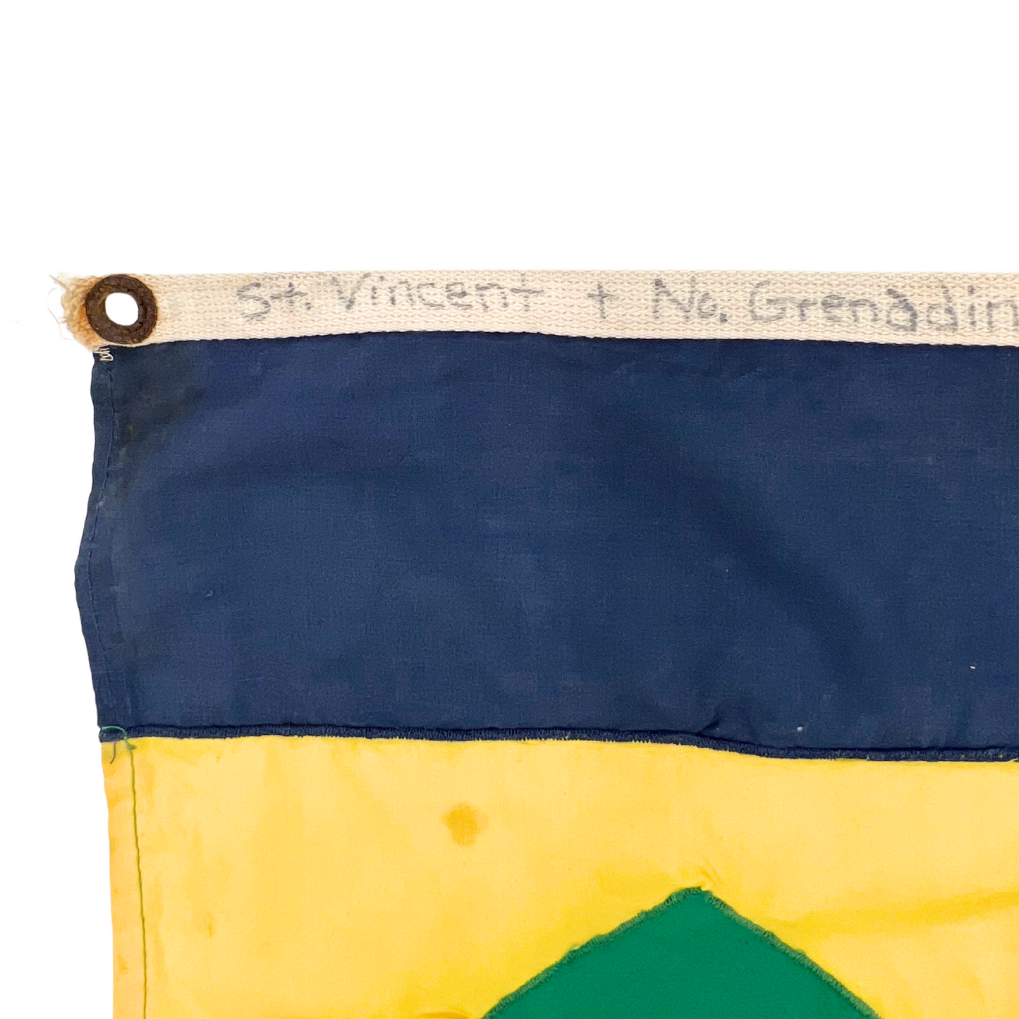 weathered cotton St. Vincent and the Grenadines courtesy flag