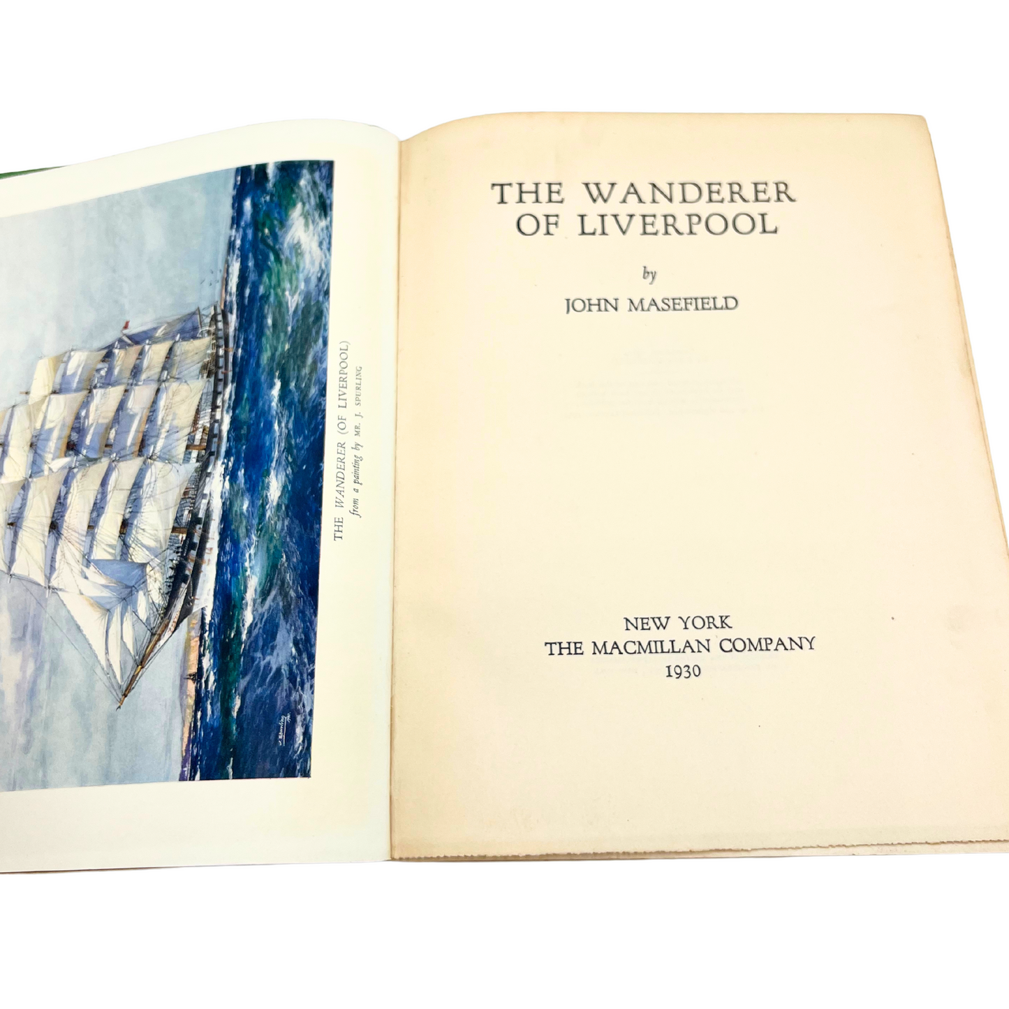 1930 book: The Wanderer of Liverpool
