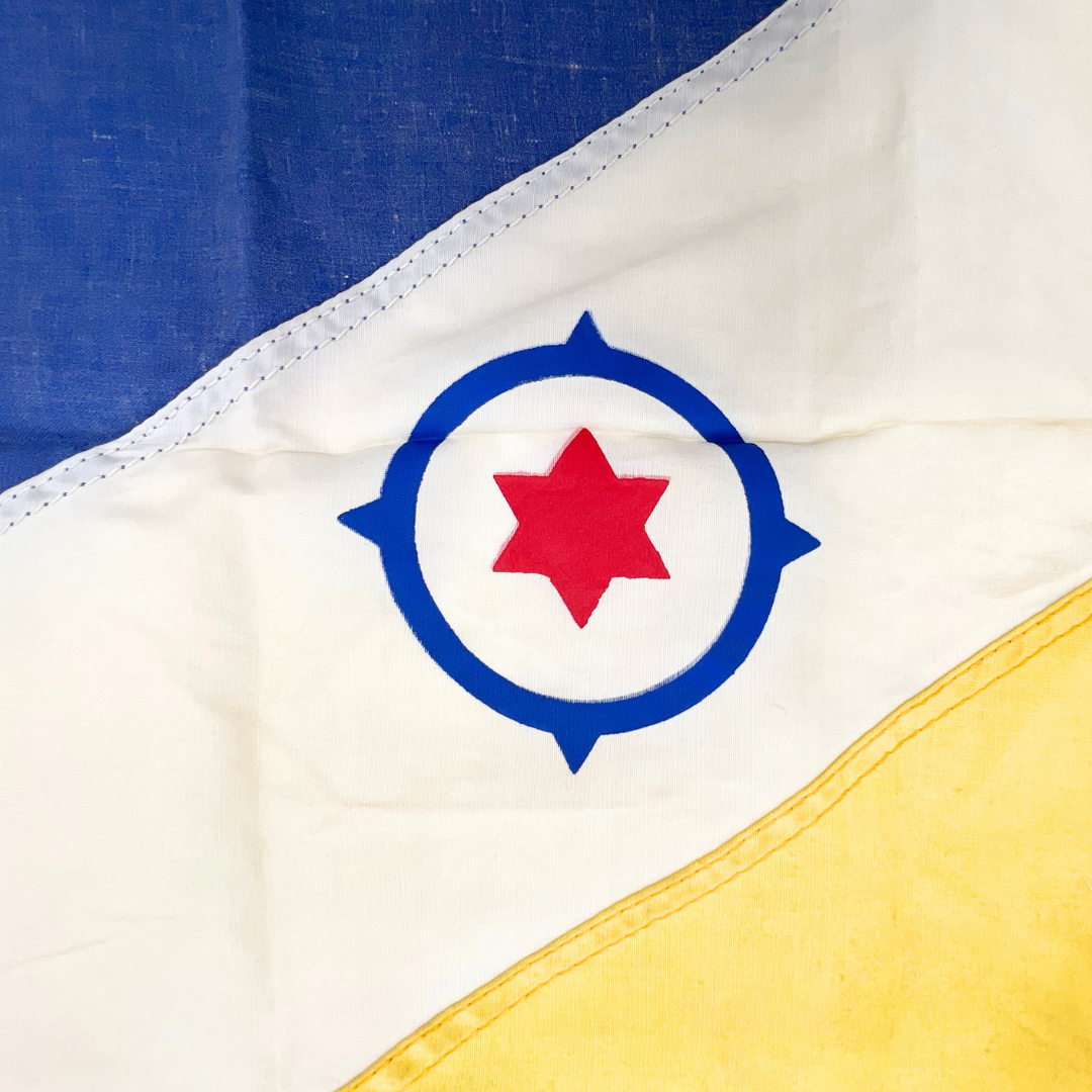 vintage Bonaire courtesy flag