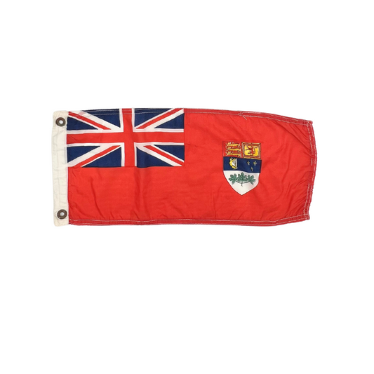 vintage Canadian naval flag