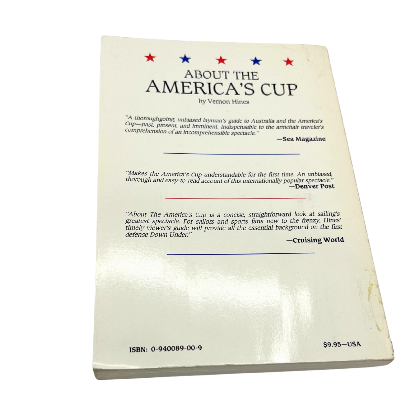 1986 book: About the America's Cup