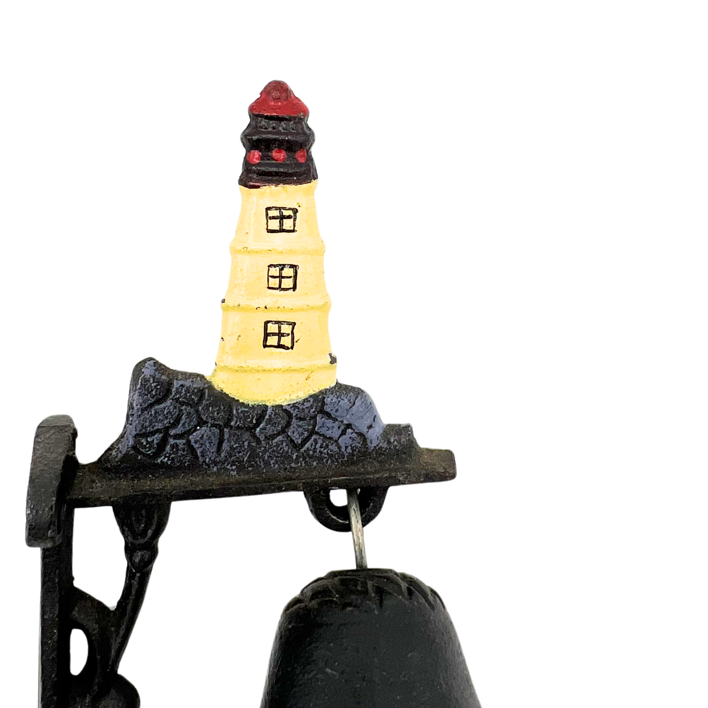 small cast iron lighthouse wall bell