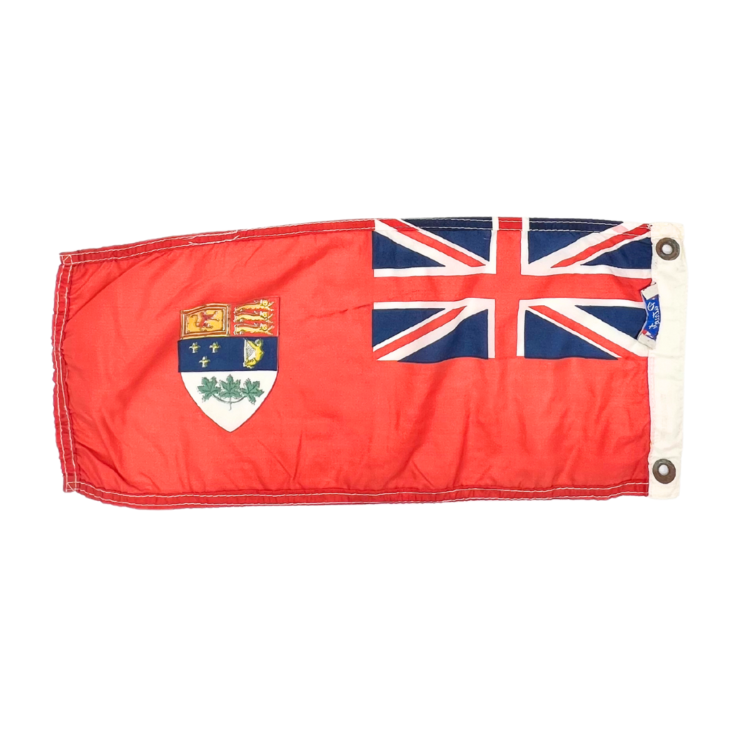 vintage Canadian naval flag