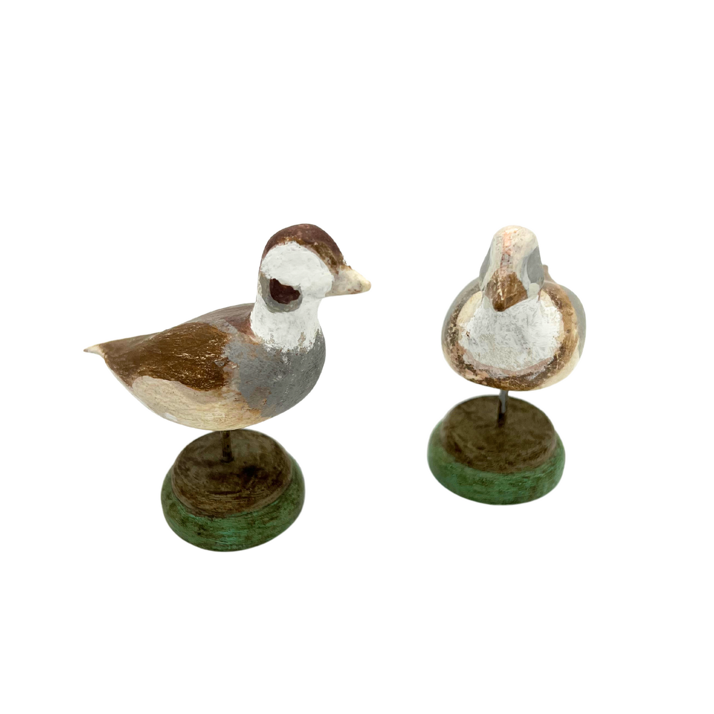 set of 4 vintage handmade birds