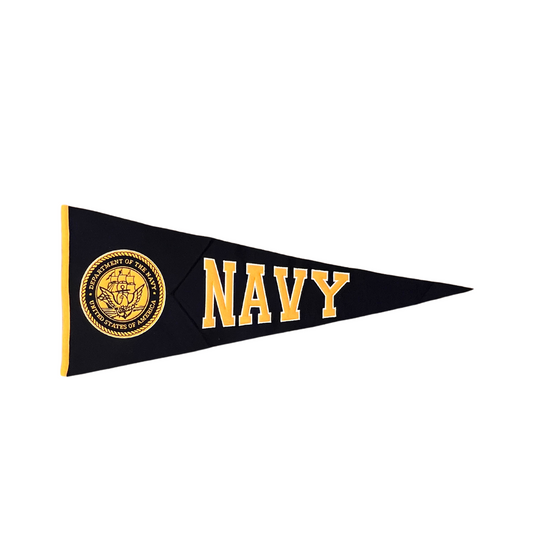 vintage wool Navy pennant
