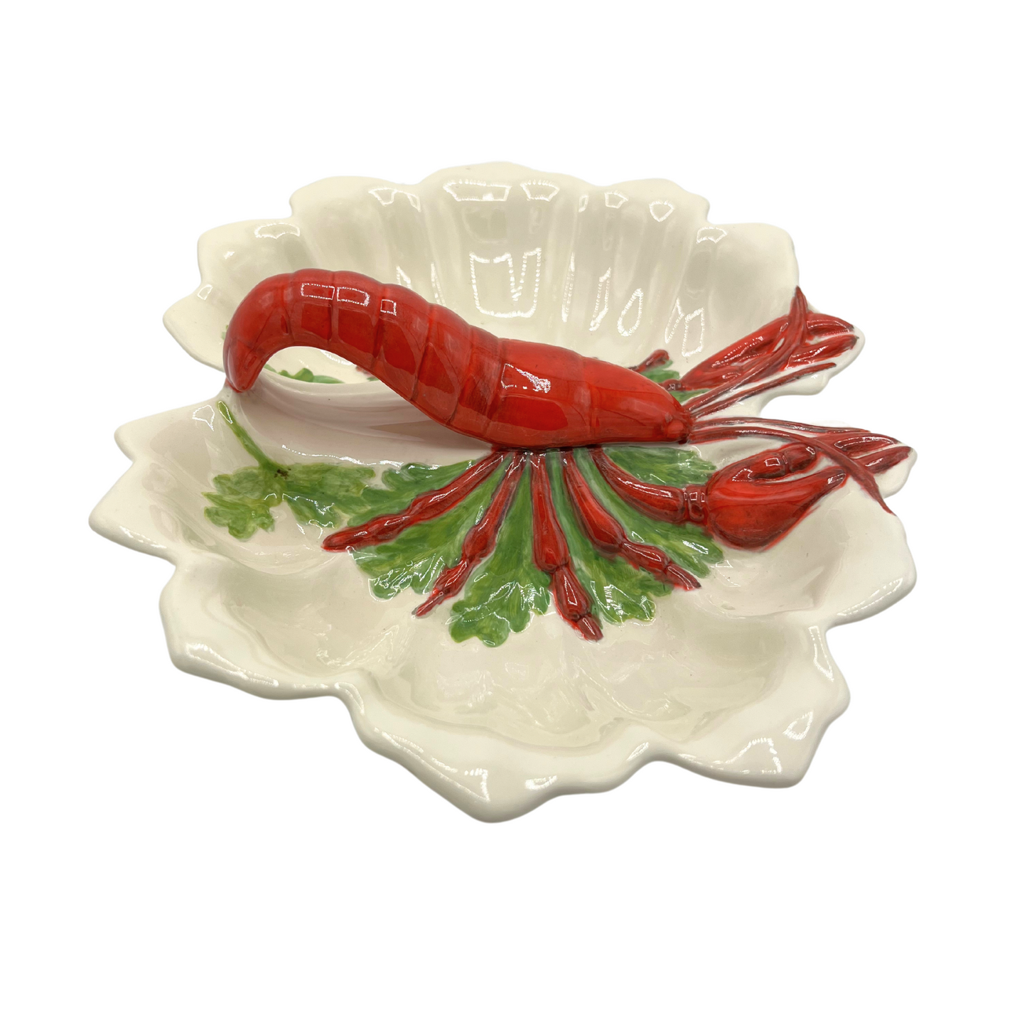 vintage lobster serving dish