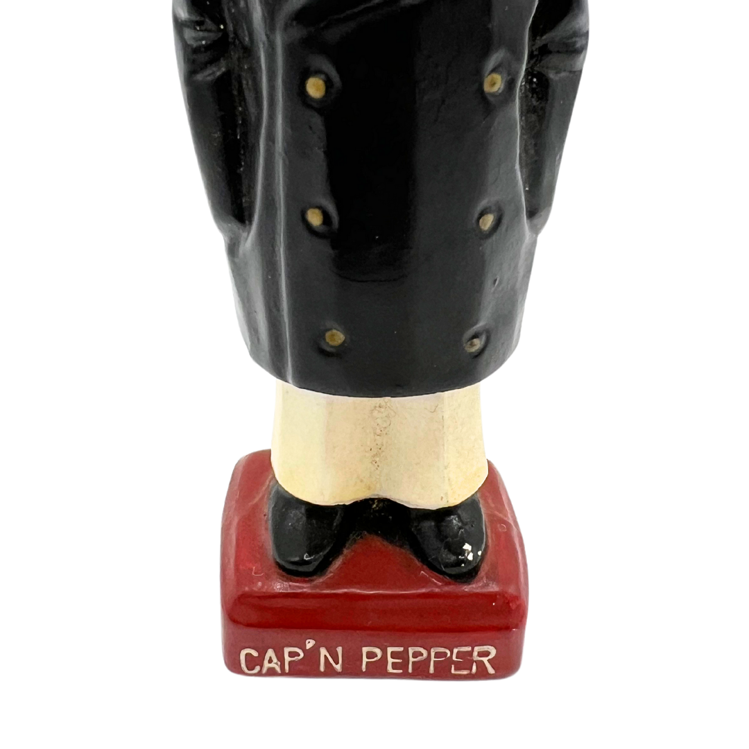 vintage Cap'n Pepper ceramic shaker