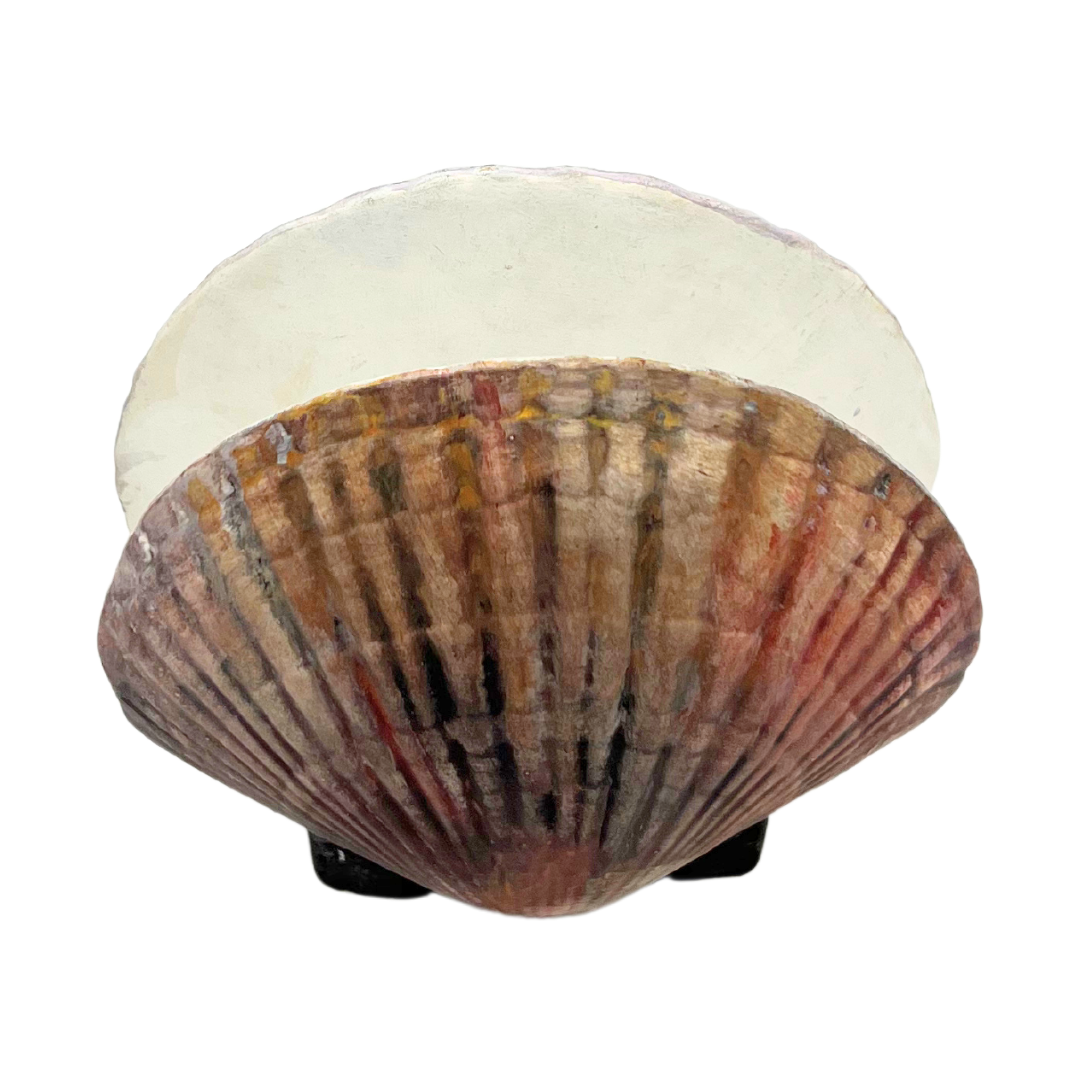 ceramic scallop napkin holder