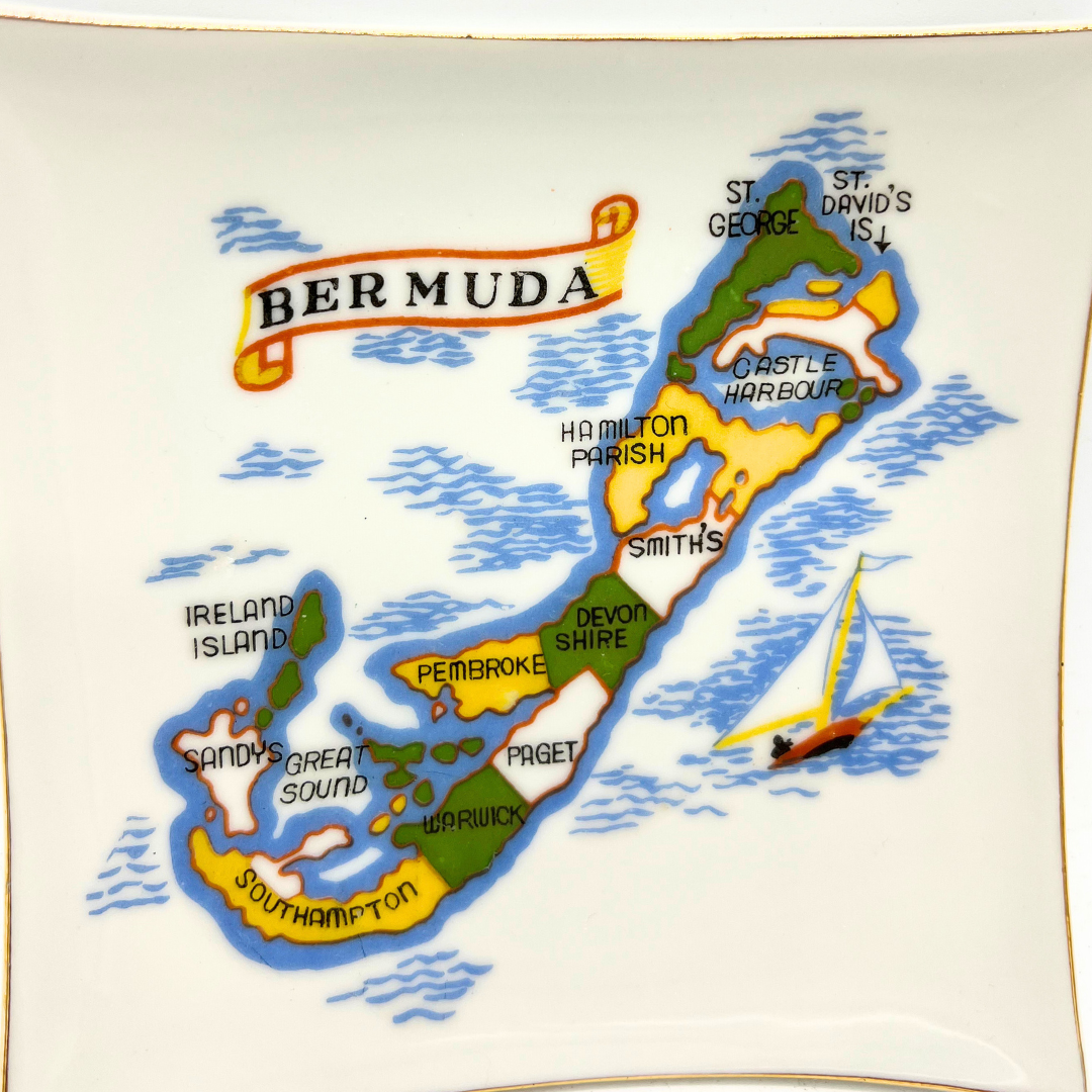 vintage Bermuda tray