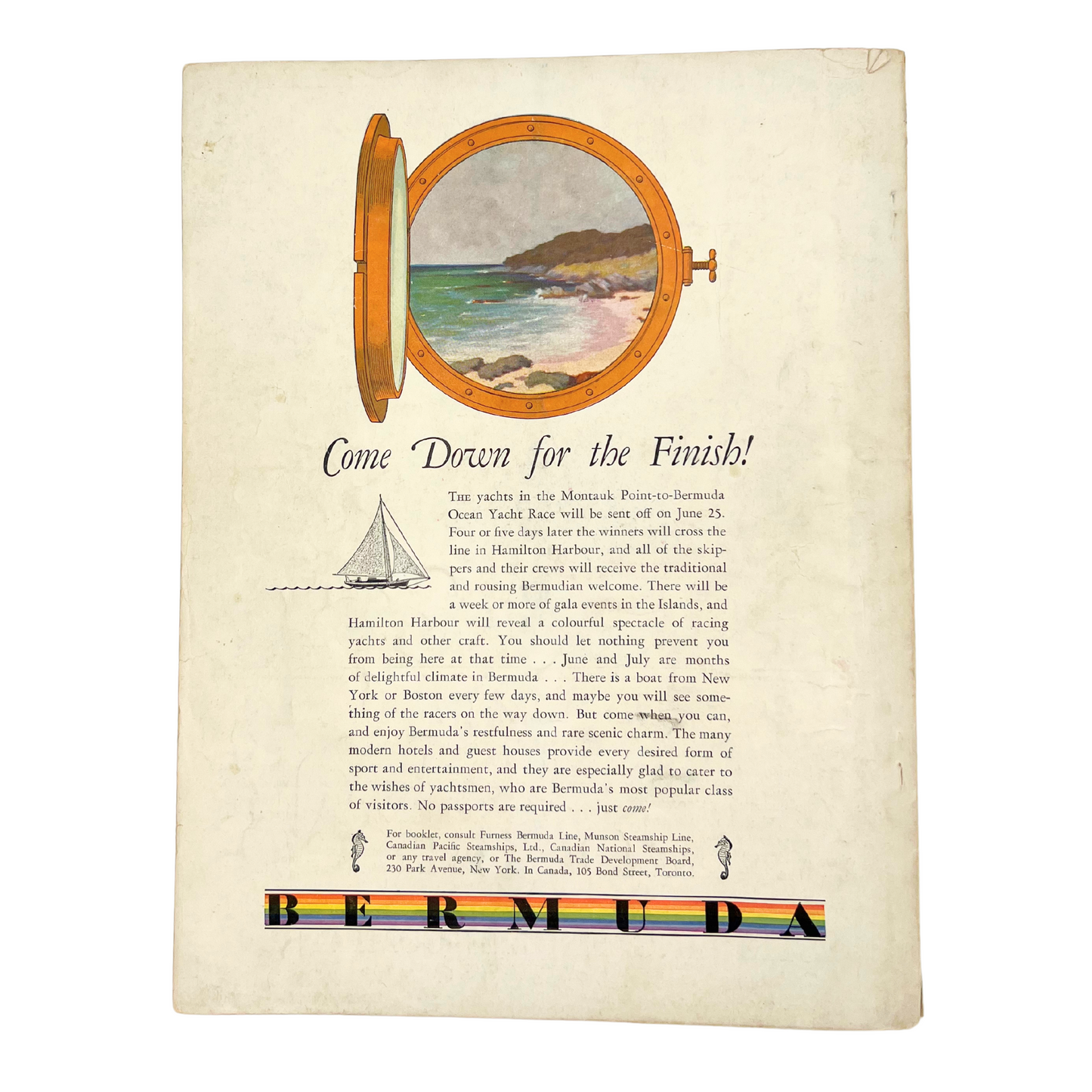 1932 Yachting magazine
