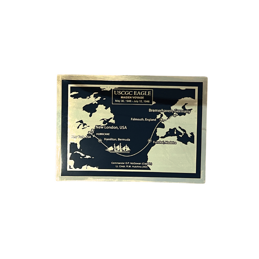 commemorative USCGC Eagle plaque