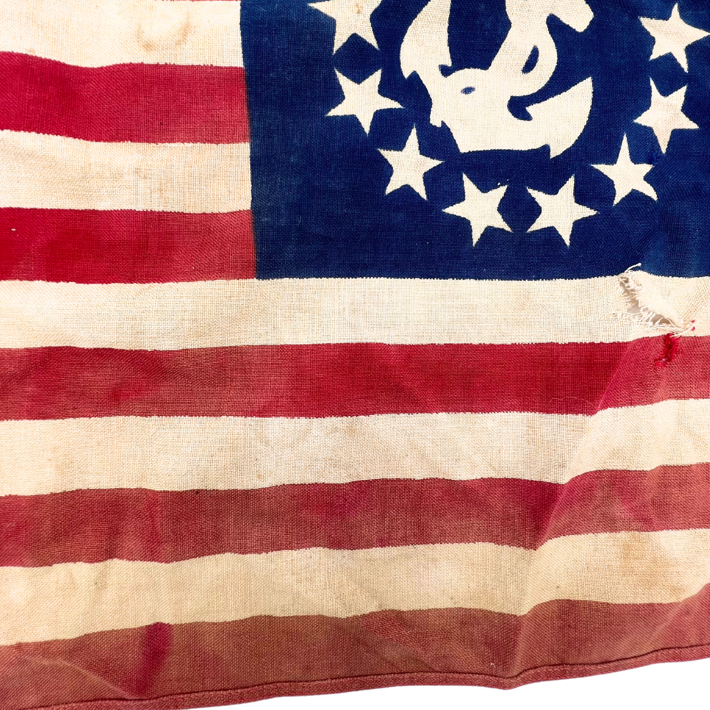 vintage cotton yacht ensign flag