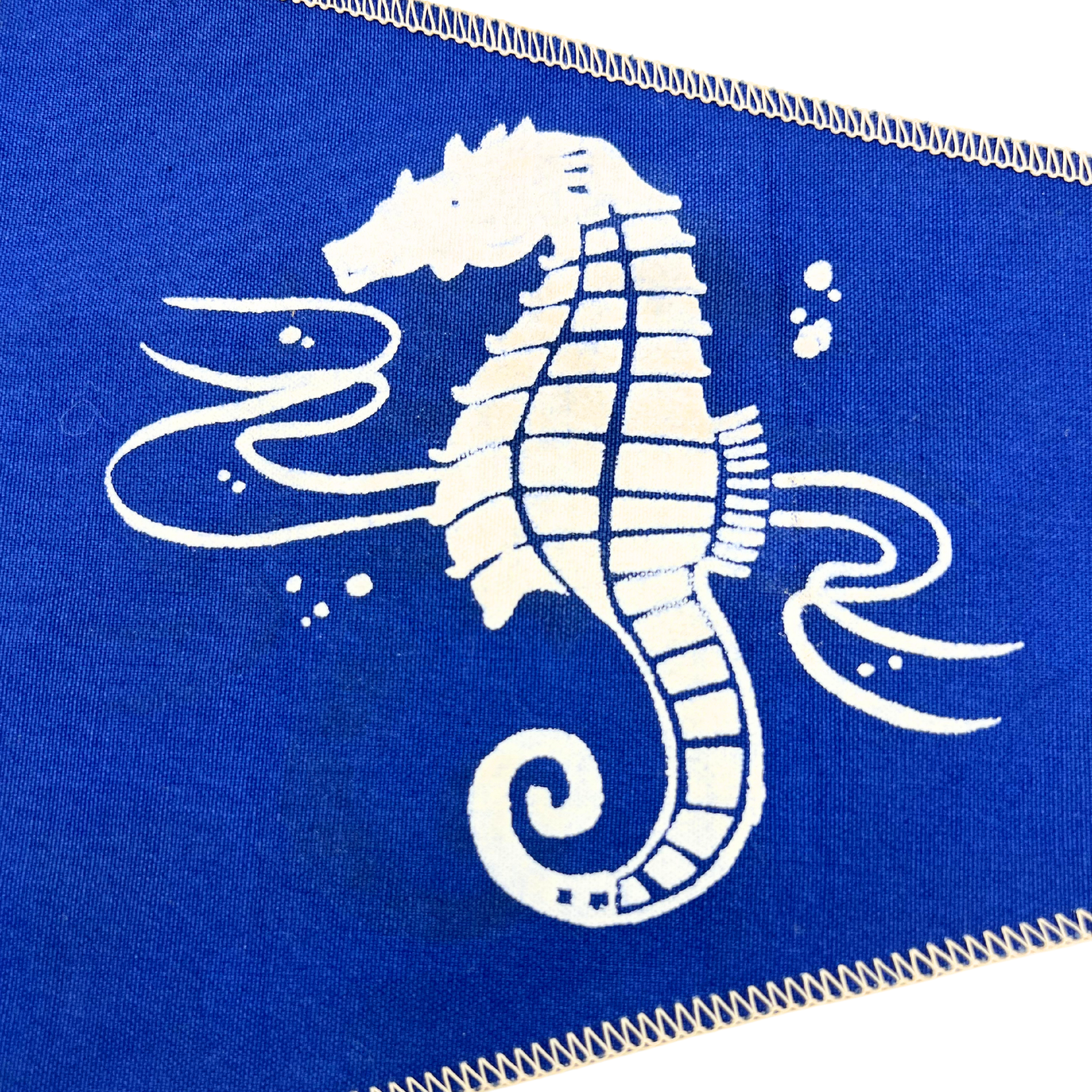 vintage seahorse burgee