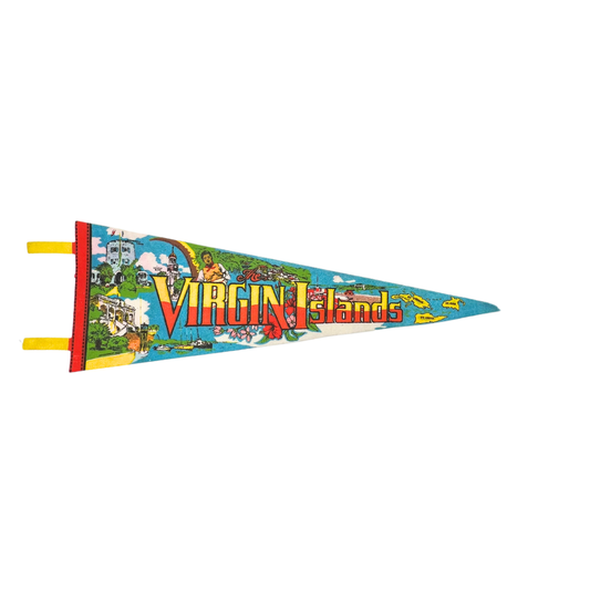 vintage Virgin Islands pennant