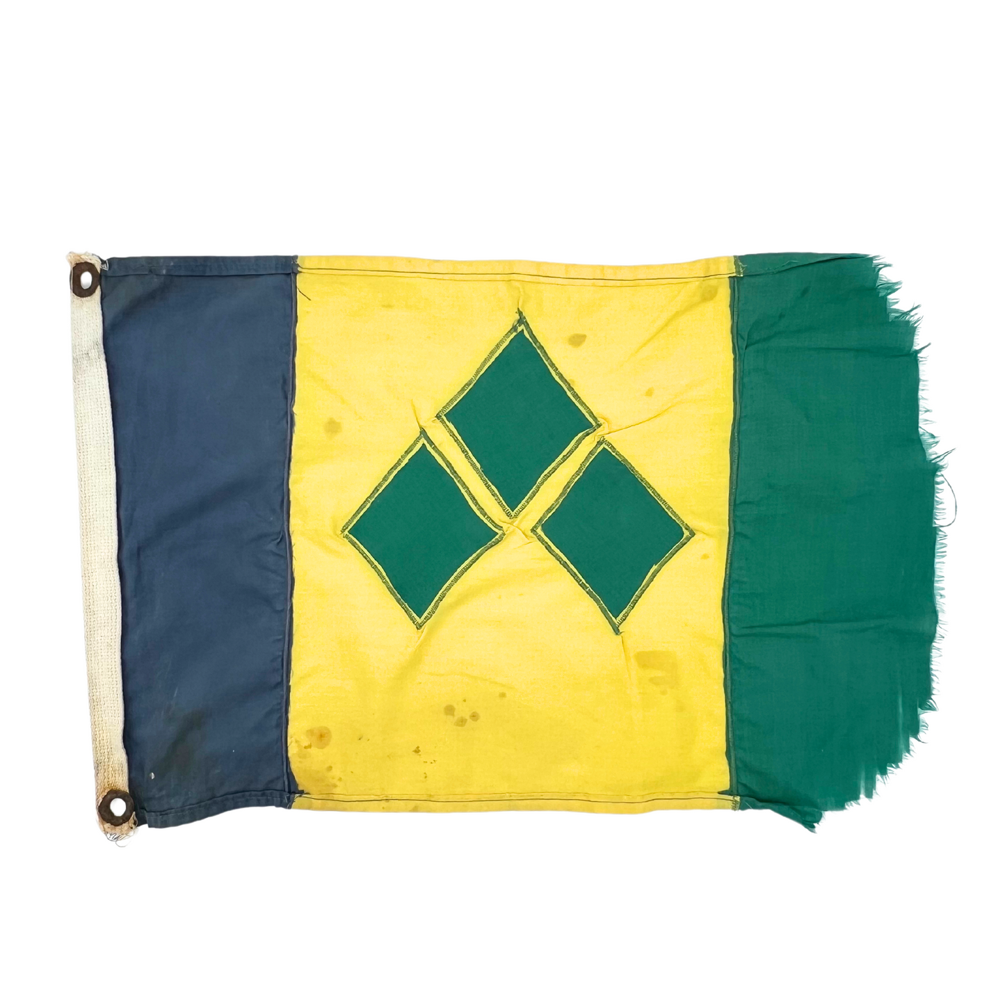 weathered cotton St. Vincent and the Grenadines courtesy flag