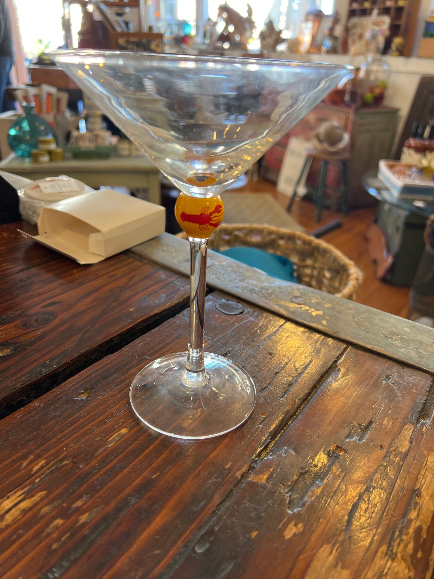 lobster martini glass