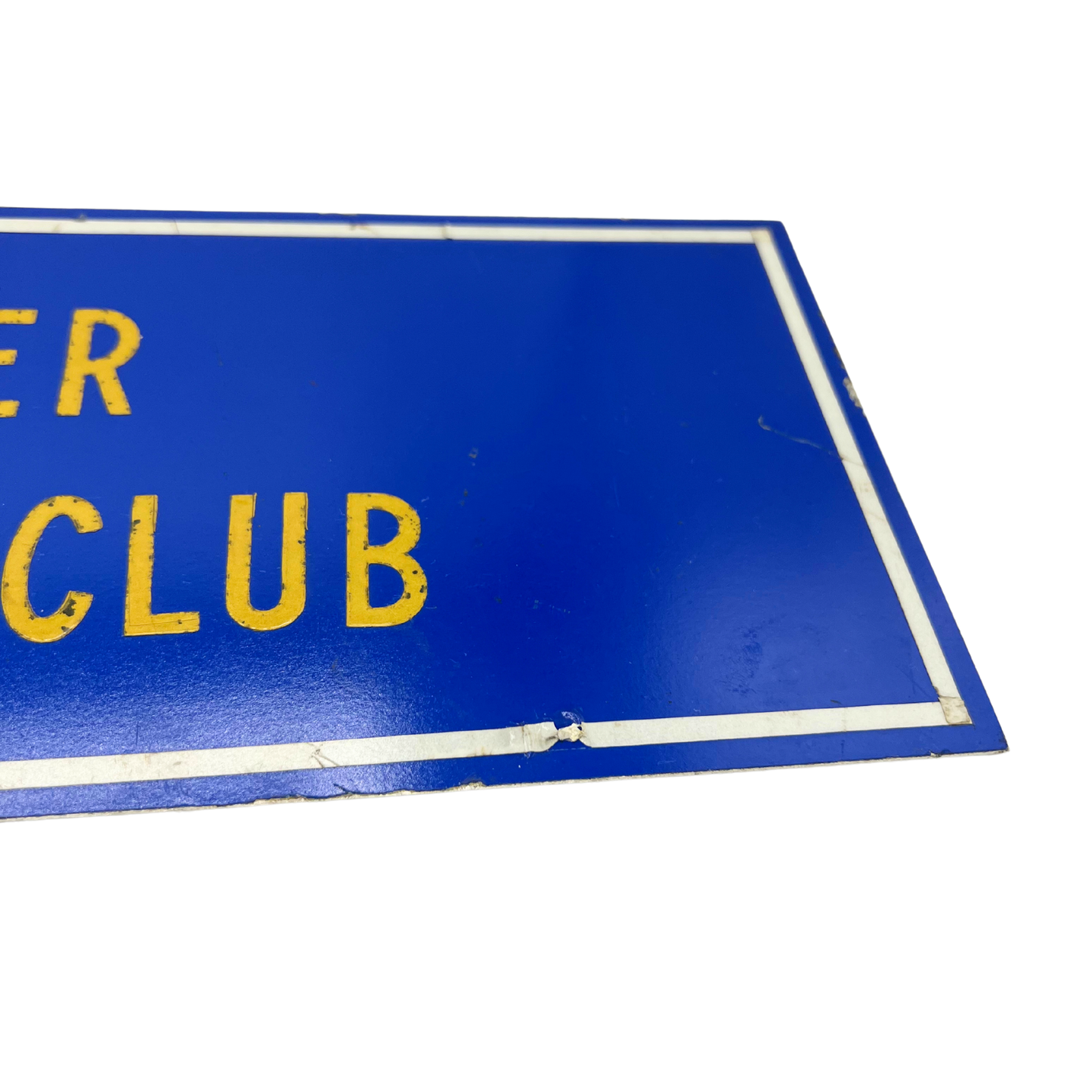 salvaged Navy Enlisted Club sign