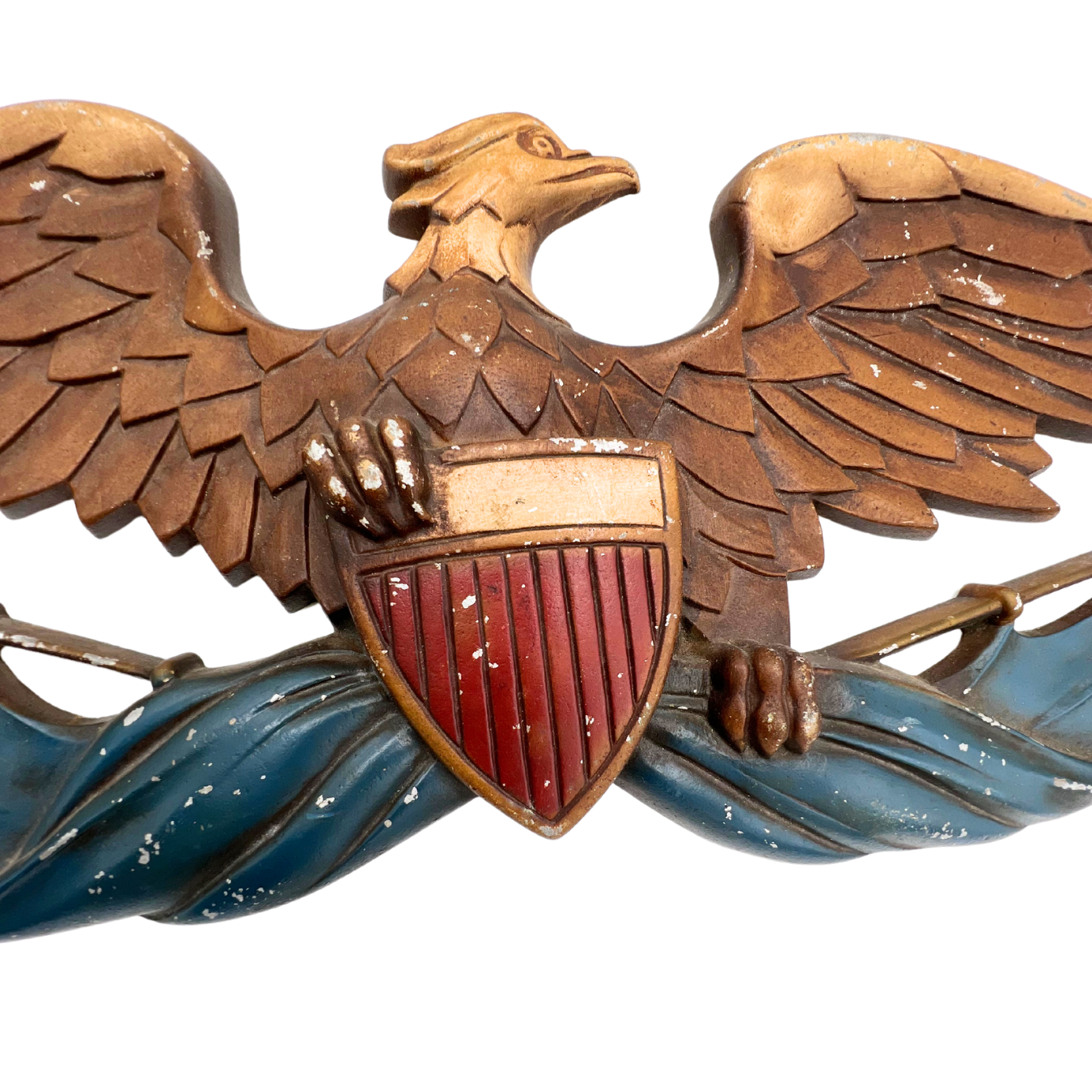 vintage metal eagle wall hanging