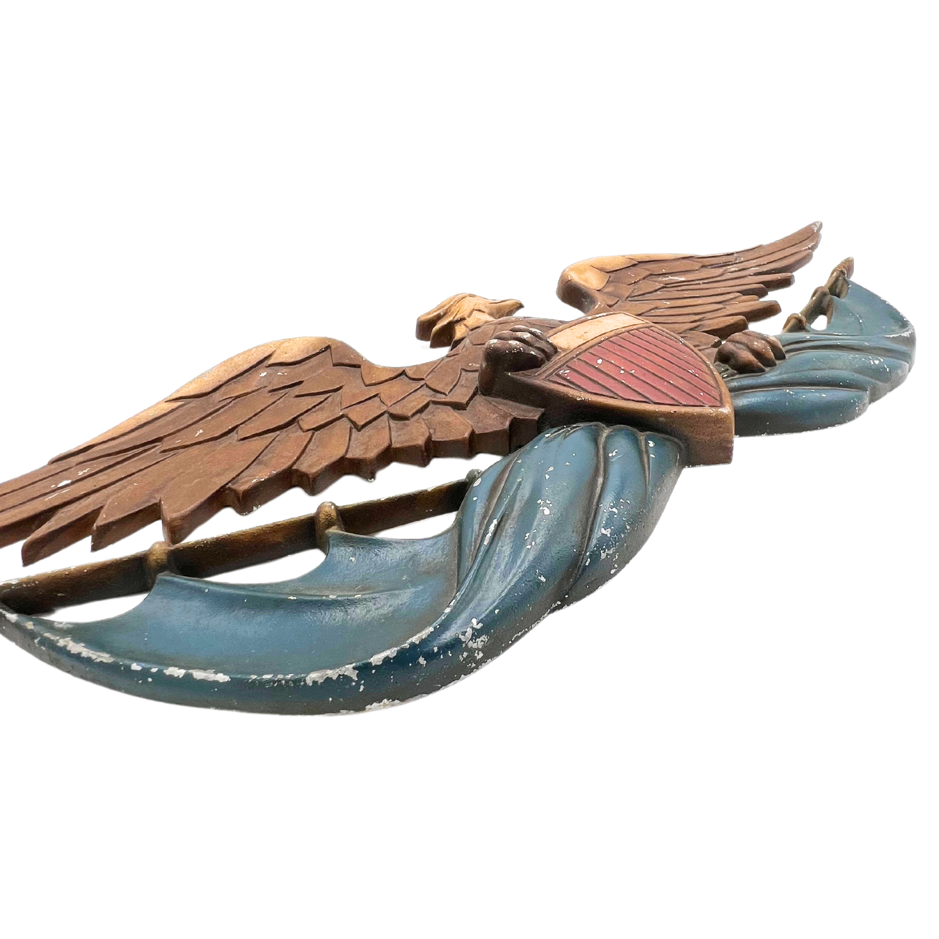 vintage metal eagle wall hanging