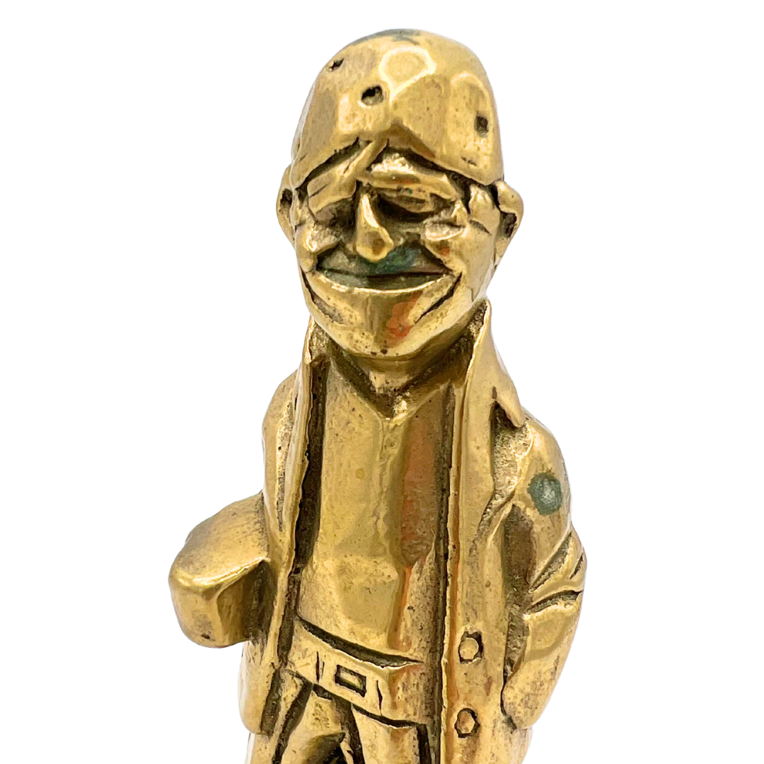 vintage brass pirate