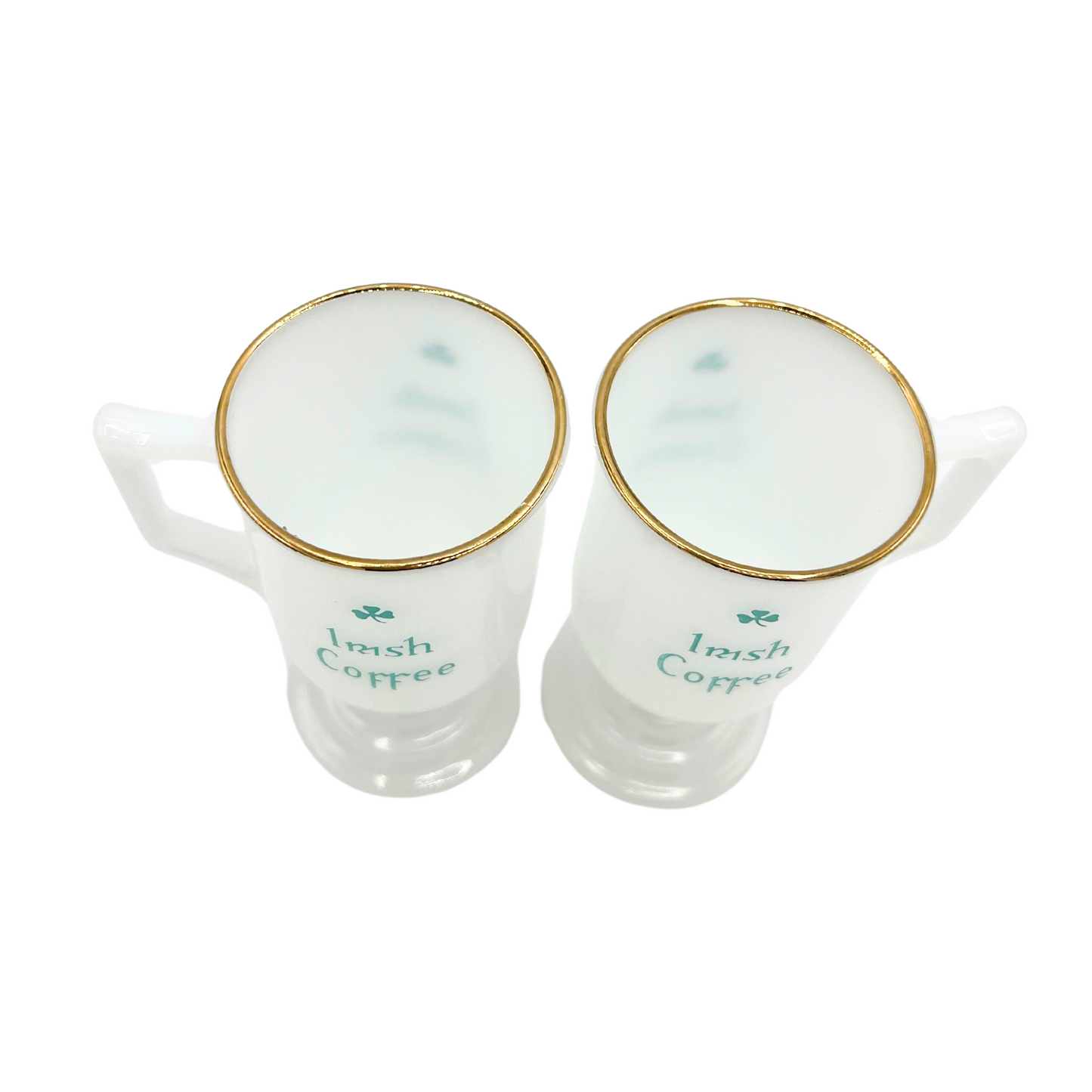 pair of vintage Irish coffee mugs