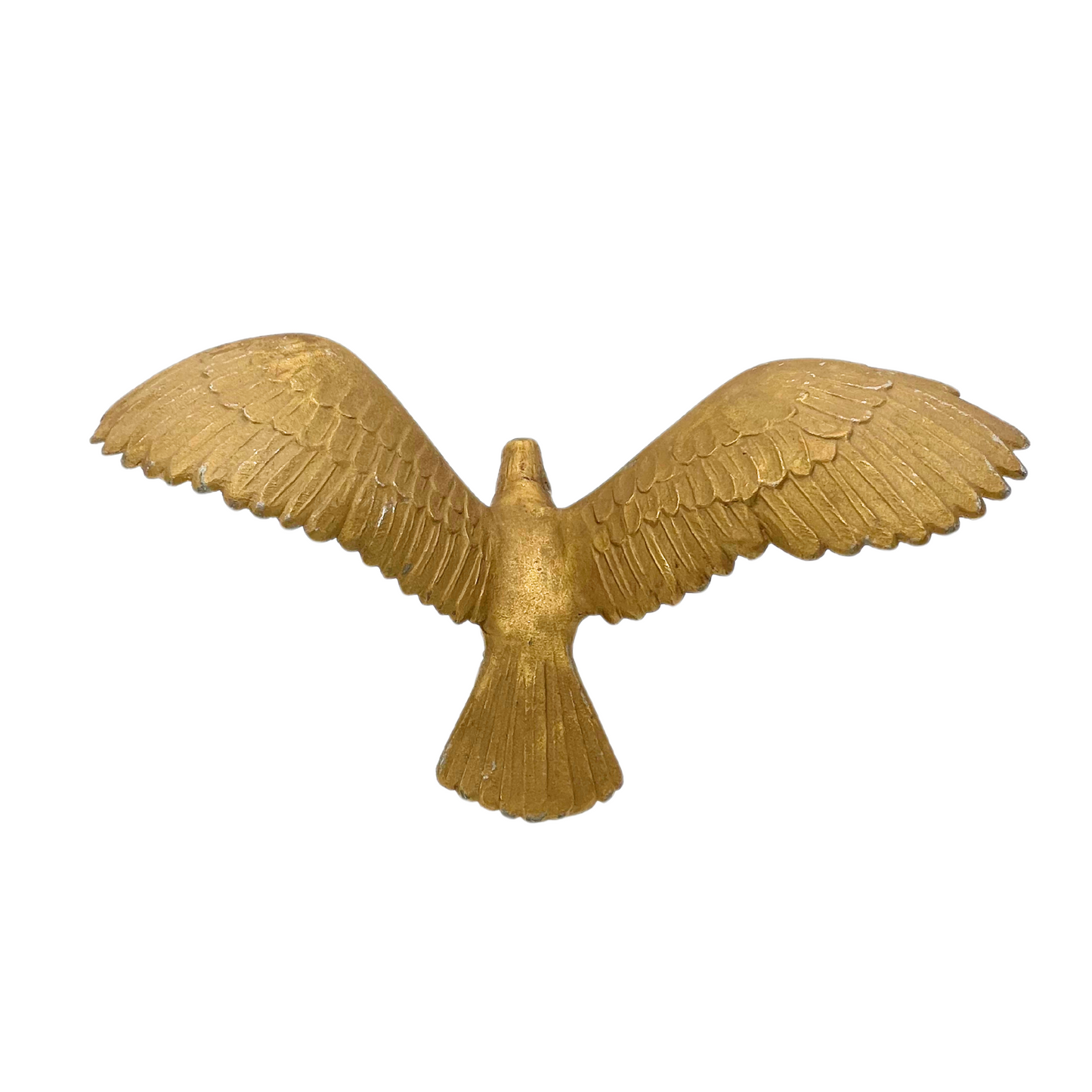 vintage gold metal eagle topper