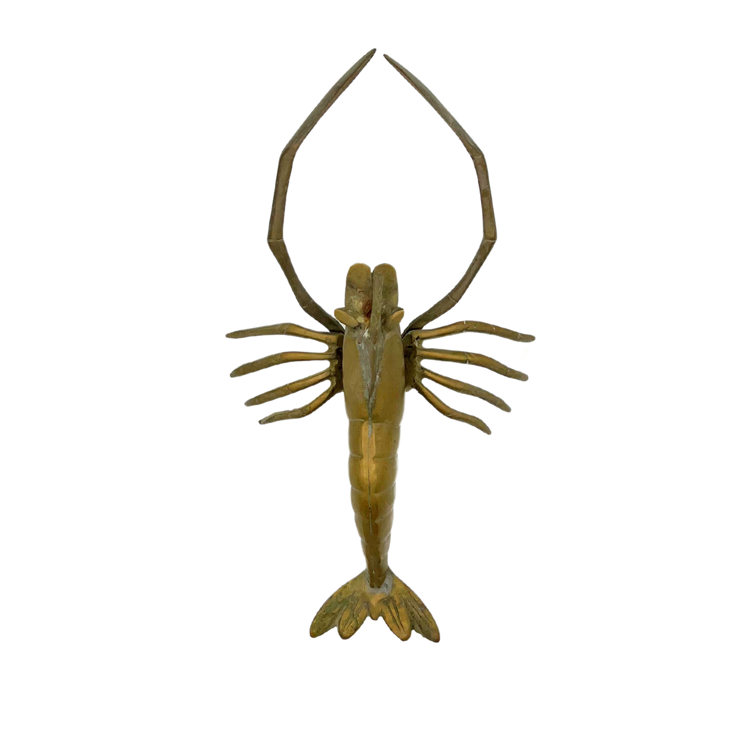 vintage brass lobster