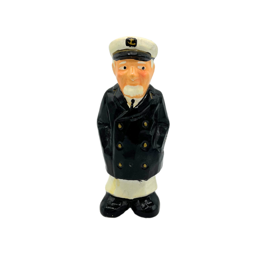 vintage ceramic captain bank