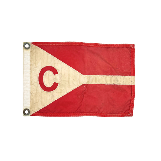 vintage "C" burgee