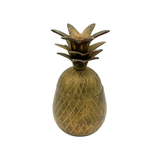 Vintage brass pineapple